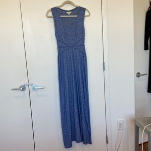 Blue maxi dress